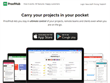 Tablet Screenshot of nps.proofhub.com